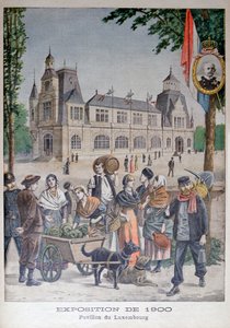 Der Luxemburger Pavillon auf der Weltausstellung 1900, Paris, 1900