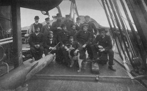 Die Mitglieder der Expedition nach ihrer Rückkehr nach Christiania, um 1893-1896, 1897