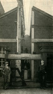 Der Meridian von Greenwich, von dem alle Zeitmessungen ausgehen, 1901 von Unbekannt