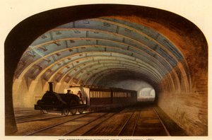 Die Metropolitan Railway bei Paddington, 1863, 1945