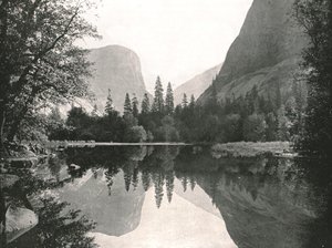 Mirror Lake, Yosemite Valley, USA, 1895 von Unbekannt