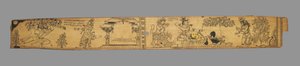 Die Affen und Bären kämpfen gegen Ravana und seine Dämonen, verso, aus einer Romanze..., späte 1700er von Unbekannt