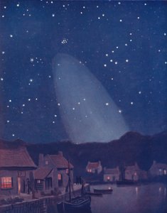 Der mysteriöse Kegel des Lichts am Himmel, 1935