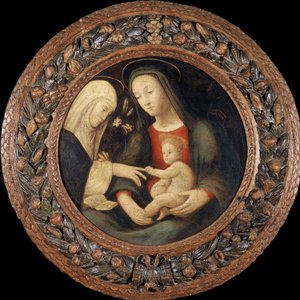 Die mystische Hochzeit der Heiligen Katharina, erste Hälfte des 16. Jahrhunderts