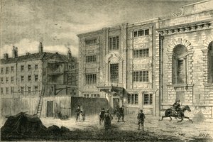 Das alte Postamt in der Lombard Street, um 1800, ca. 1872 von Unbekannt