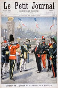 Die Eröffnung der Weltausstellung durch den Präsidenten der Republik, Paris, 1900