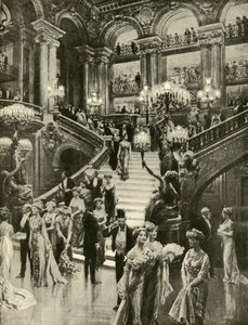 Die Oper in Paris, 1910 von Unbekannt