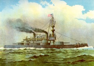 Das Rennen der Oregons nach Kuba, 1898