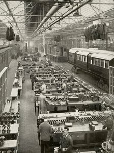 Überholung des U-Bahn-Rollmaterials der London Passenger Transport, 1935-36