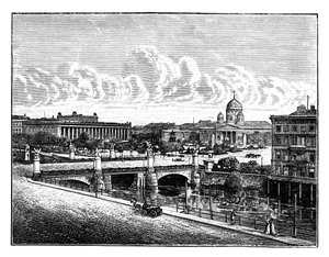 Die Schlossbrücke und der Lustgarten, Berlin, Deutschland von Unbekannt