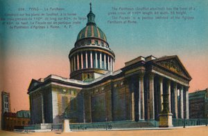 Das Panthéon, Paris, ca. 1920 von Unbekannt