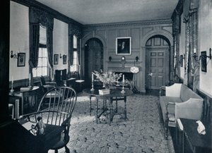 Das Wohnzimmer der Raleigh Taverne, um 1938