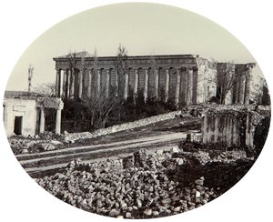 Die Peter-und-Paul-Kathedrale in Sewastopol nach dem Krimkrieg, Krim, späte 1850er Jahre von Unbekannt