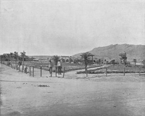 Der Platz, El Paso, Texas, USA, um 1900
