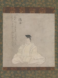 Der Dichter Fujiwara Kiyotada, zweite Hälfte des 13. Jahrhunderts von Unbekannt