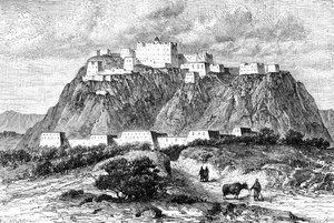 Der Potala-Palast in Lhasa, Tibet, im 17. Jahrhundert