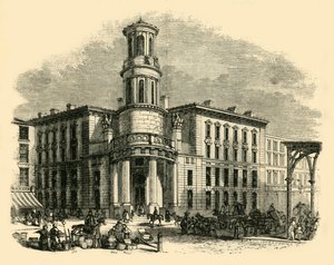 Die gegenwärtige Kohlenbörse, um 1872