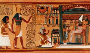 Die Präsentation von Ani an Osiris