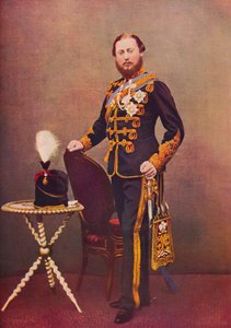 Der Prinz von Wales als Oberst der 10. Husaren, um 1865, 1910