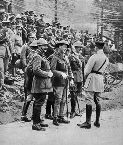 Der Prinz von Wales an der italienischen Front, 1917