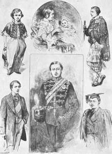 Der Prinz von Wales in seinen frühen Tagen, 1901 von Unbekannt