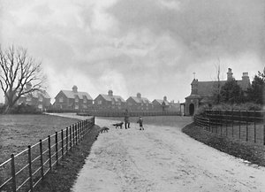 Das Modell-Dorf des Prinzen von Wales in Sandringham, um 1896