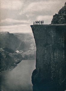Die Kanzel im Lysefjord, 1914 von Unbekannt