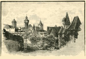 Die Stadtmauern, Nürnberg, 1890