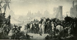 Die Entlastung von Lucknow...November 1857 von Unbekannt