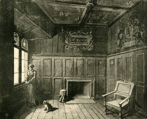 Das Zimmer im Edinburgh Castle, in dem James VI. geboren wurde von Unbekannt