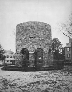 Der Runde Turm in Newport von Unbekannt