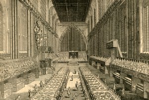 Das königliche Bankett in der Guildhall, 1761, 1897 von Unbekannt