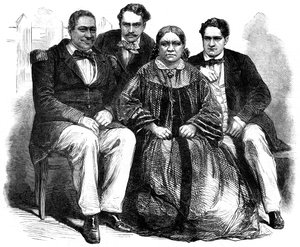 Die königliche Familie von Tahiti, 1864 von Unbekannt