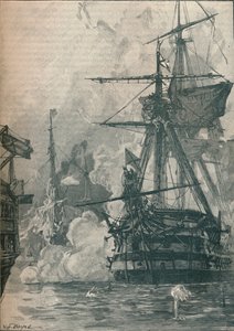 Der russische Angriff auf Sinop, Türkei, 1853