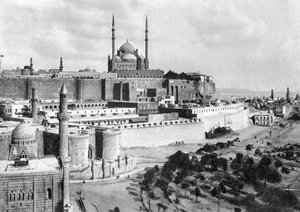 Die Zitadelle von Saladin, Kairo, Ägypten, um 1920er Jahre