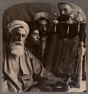 Der Samariter Hohepriester als Pädagoge, um 1900 von Unbekannt