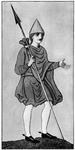 Der sächsische Mantel, zeigt die Befestigungsmethode, 1910