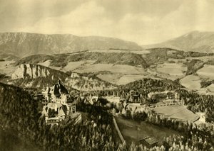 Der Schneeberg und das Rax-Gebirge, Semmering, Niederösterreich, ca. 1935 von Unbekannt