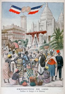 Der senegalesische Pavillon auf der Weltausstellung von 1900, Paris, 1900