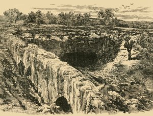 Die Gräber der Könige in Jerusalem, 1890 von Unbekannt