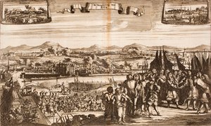 Die Belagerung von Bonn, aus: Schauplatz des Krieges