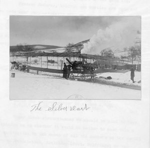 Der Silberpfeil AEA Drome Nr. 4 von Alexander Graham Bell, 1908 von Unbekannt