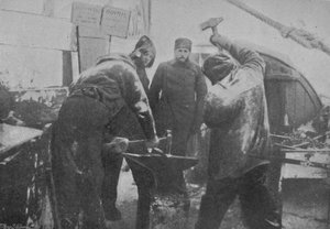 Die Schmiede an Bord der Fram, 1897