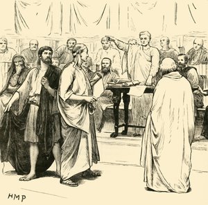 Die Sophisten aus Rom vertrieben von Unbekannt