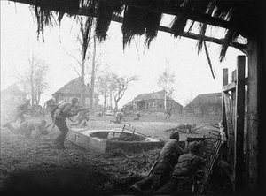 Die sowjetische Armee kontert. Ende Oktober 1941. Tarutino, Region Kaluga von Unbekannt