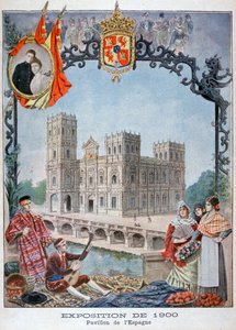Der spanische Pavillon auf der Weltausstellung 1900, Paris, 1900 von Unbekannt