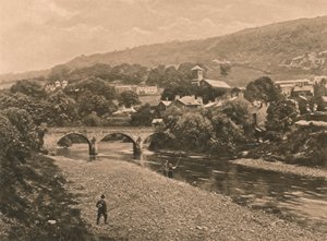 Der Taff bei Treforest, nahe Pontypridd, 1902 von Unbekannt