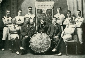 Das Team der Aberdeen Turner, Gewinner des N.P.R.S. Challenge Shield, 1902 von Unbekannt