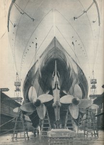 Der Schub der mächtigen Motoren moderner Liner, 1936