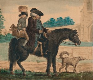 Der triumphale Einzug eines Peck-Laibs in Grandchester, ca. 1787